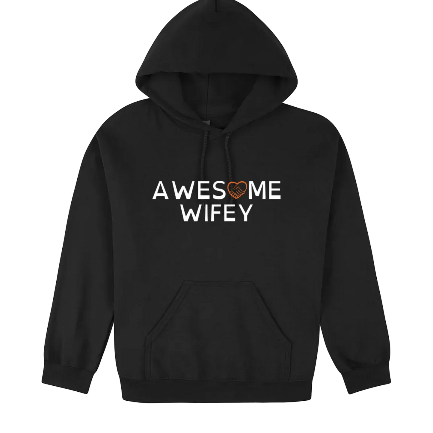 Awesome Wifey Hoodie black