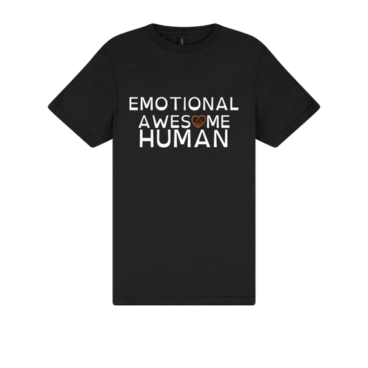 Emotional Awesome Human tshirt black