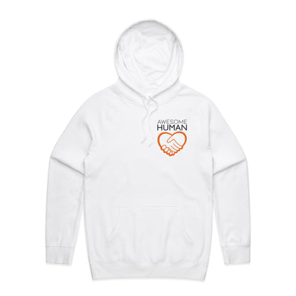 Every human has mental health. Hows yours? Hoodie white front