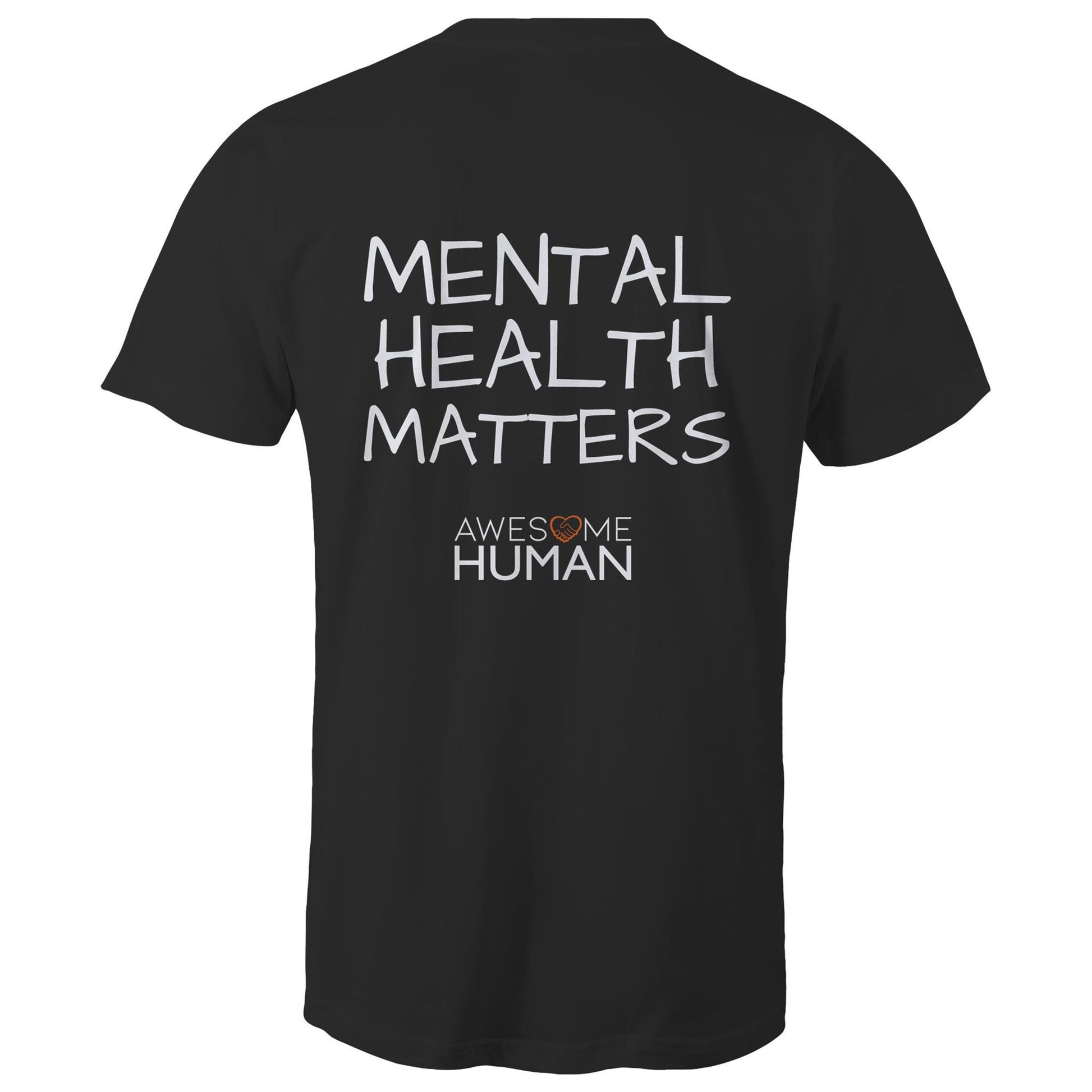 Mental Health Matters Tshirt black back