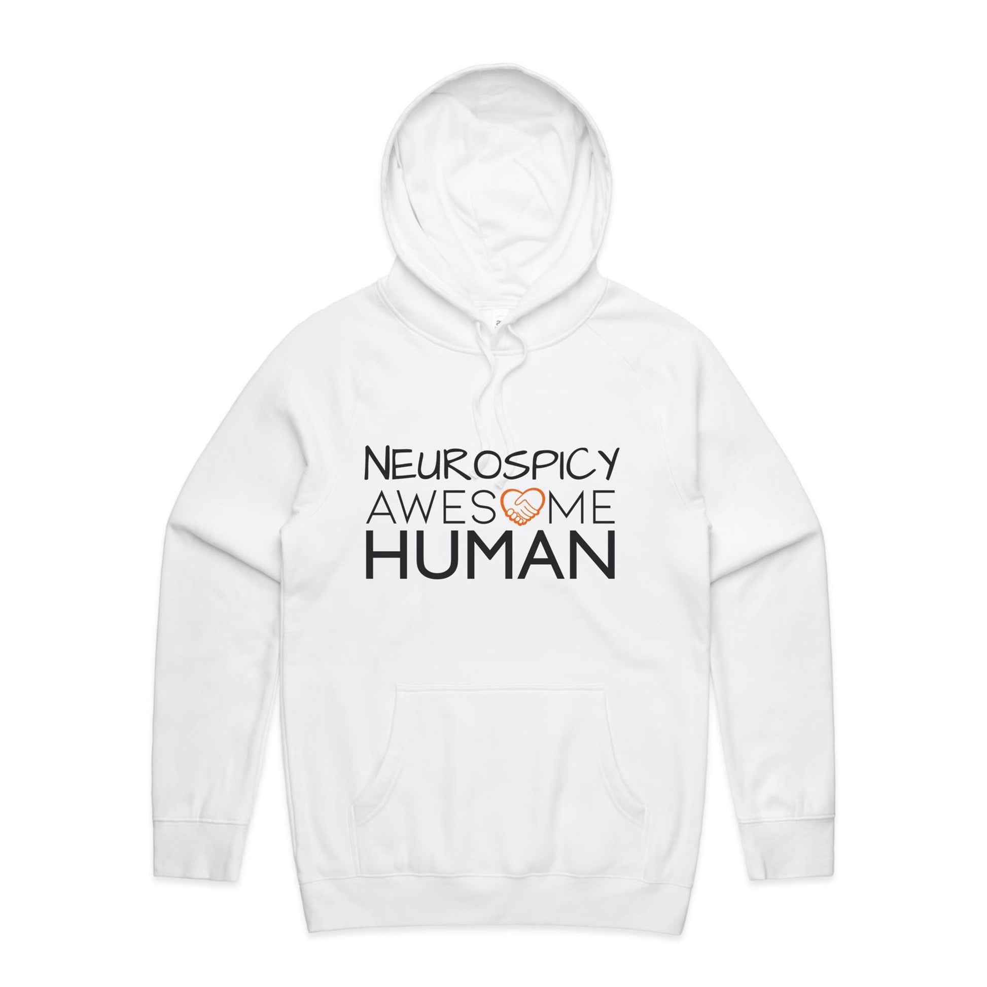 Neuorspicy Awesome Human Hoodie white