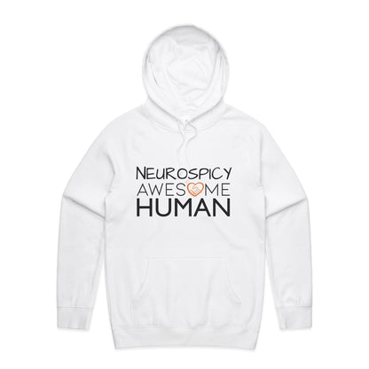 Neuorspicy Awesome Human Hoodie white