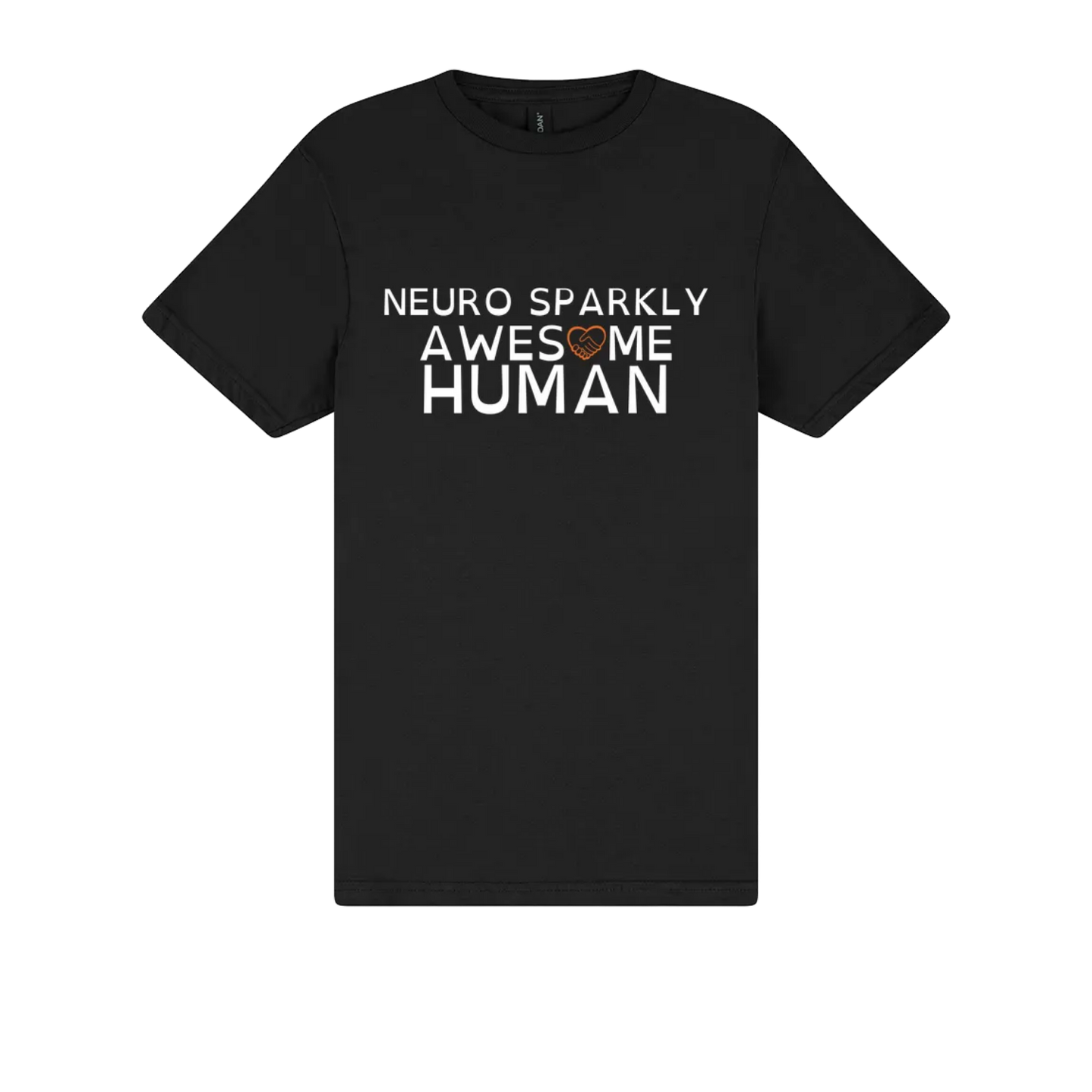 Neuro Sparkly Awesome Human Tshirt black