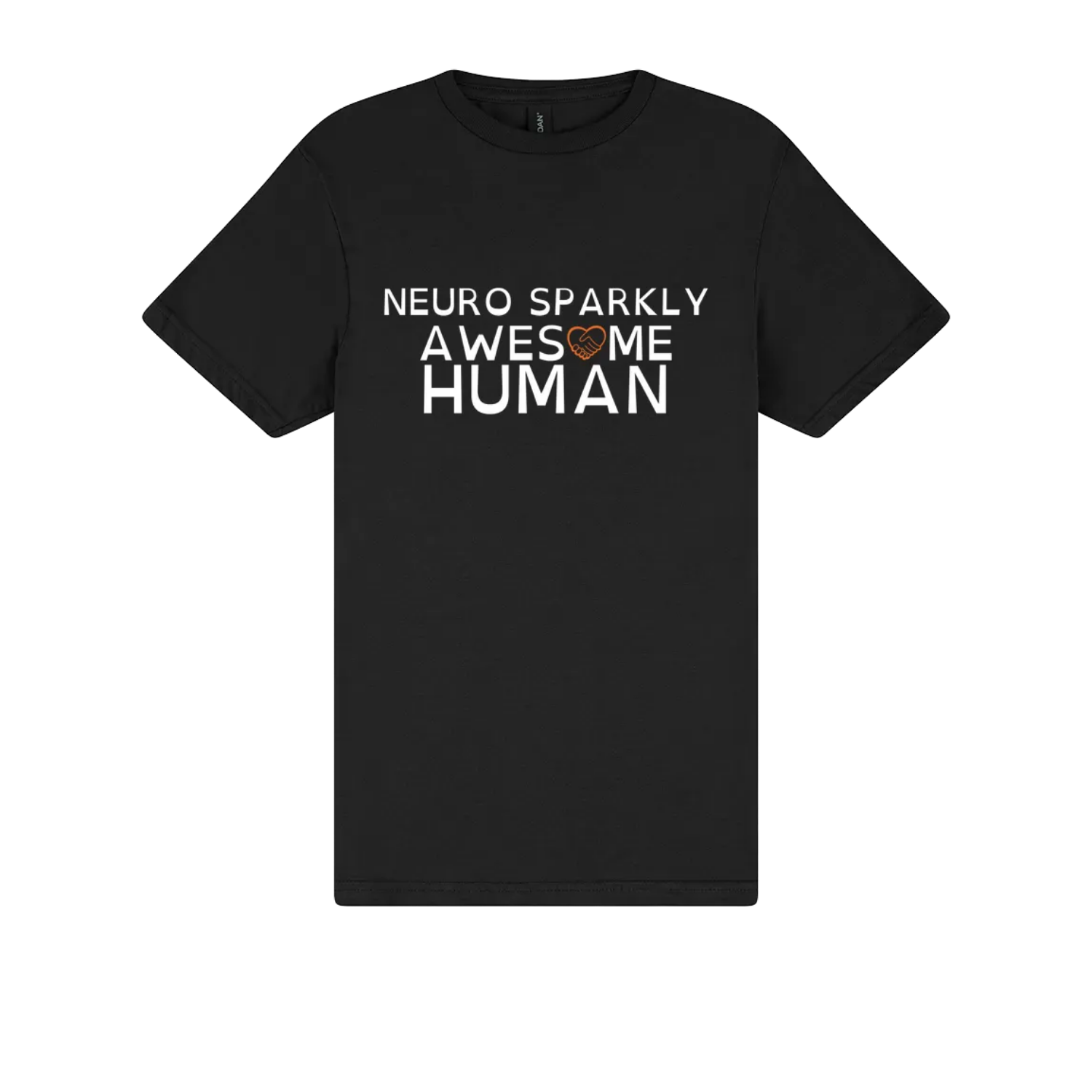 Neuro Sparkly Awesome Human Tshirt black