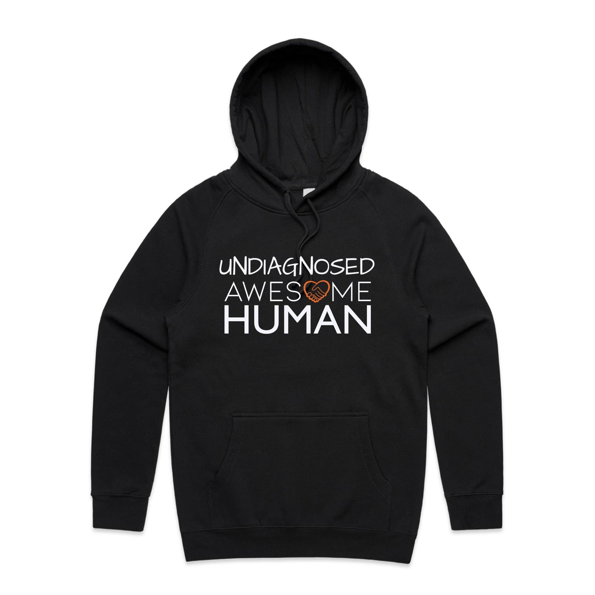Undiagnosed Awesome Human Hoodie black