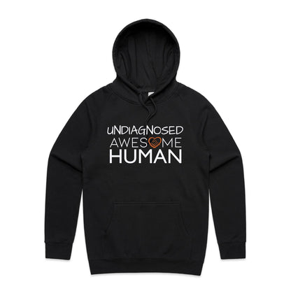 Undiagnosed Awesome Human Hoodie black
