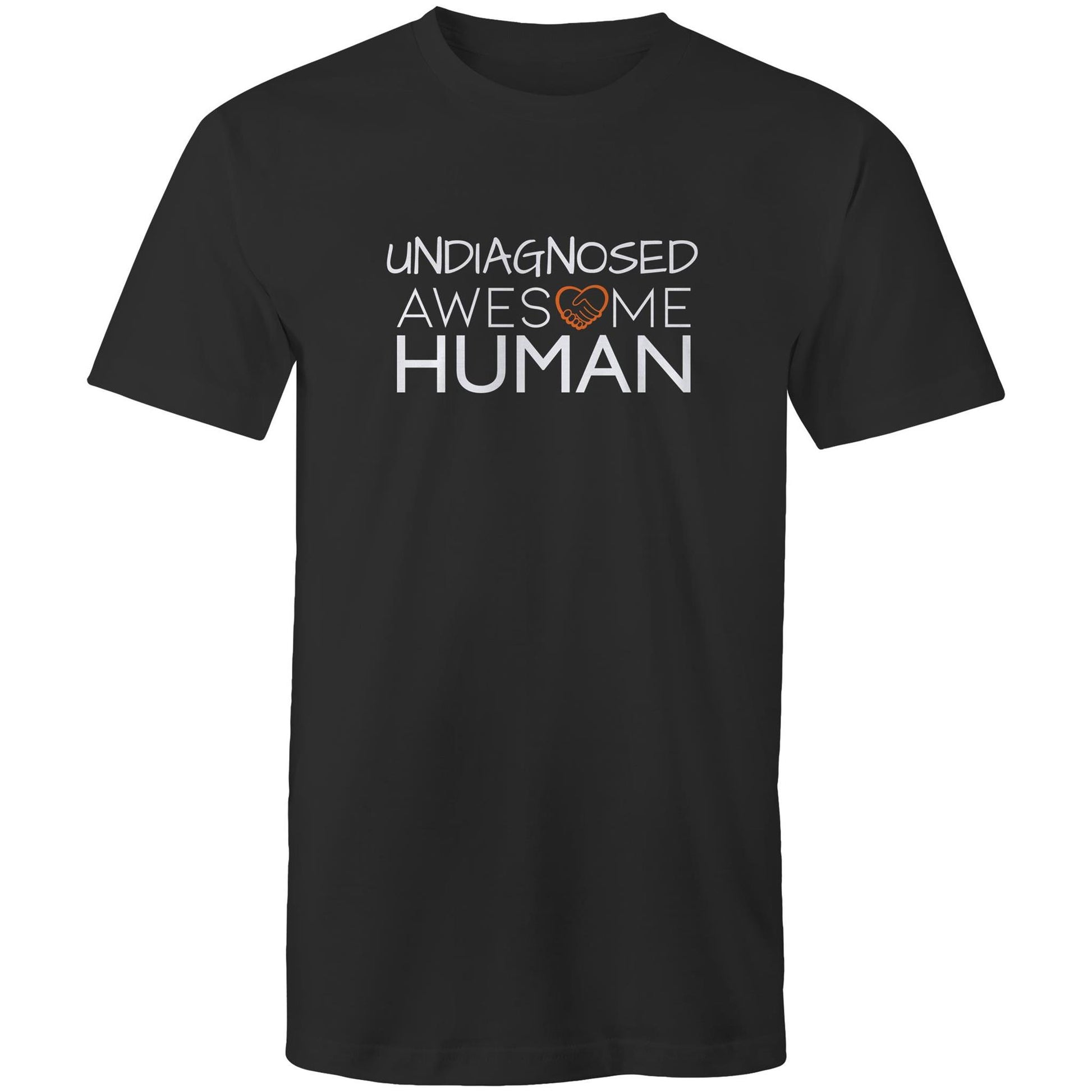 Undiagnosed Awesome Human Tshirt black