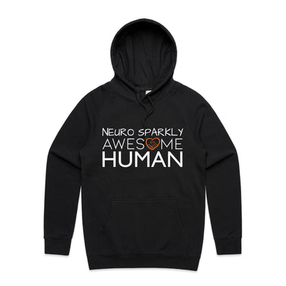 NeuroSparkly Awesome Human Hoodie